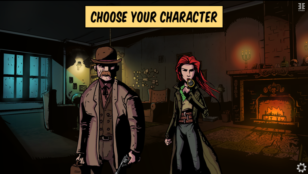 Jack the Riddler level select skærmen i engelsk læringsspillet